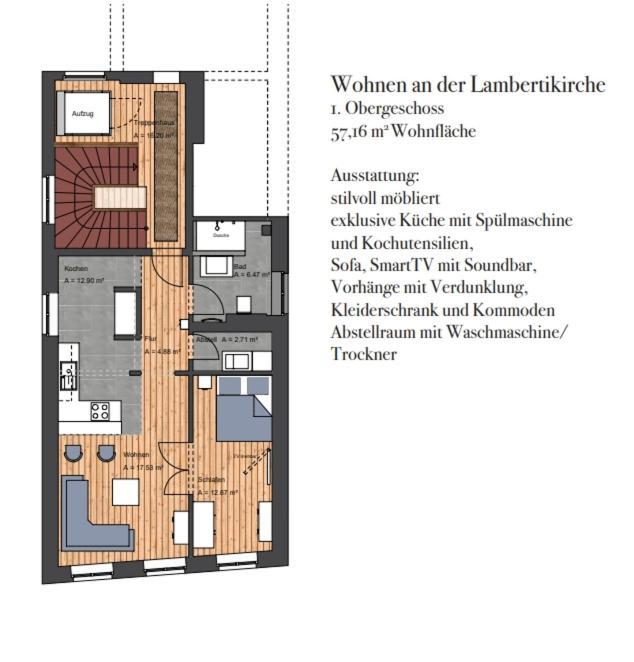 Wohnen Am Schlossplatz Oldenburg Szoba fotó